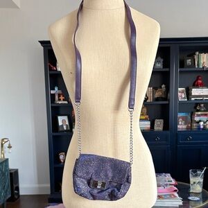 Juicy Couture Purple Glitter Crossbody